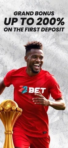22Bet Zambia published welcome-offer artwork